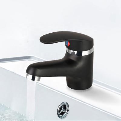 China Thermostatic Faucets ITALOMIX High Quality Deck Mounted Cold Water Mixer Bath And Hot Black Basin Faucet for sale