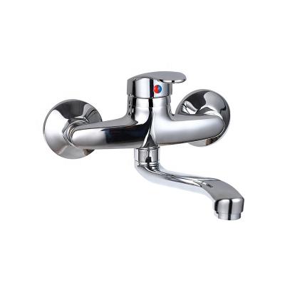 China Thermostatic Faucets Factory Direct Sales Zinc 45X26X32cm Convenient Wall Mounted Kitchen Mixer for sale