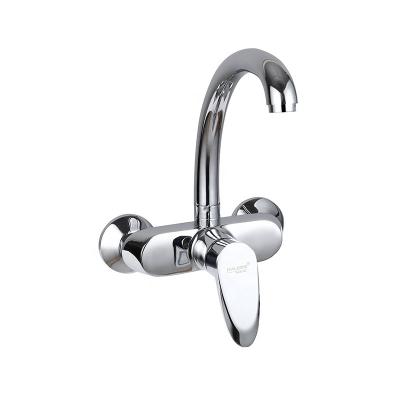 China China Factory Sale Faucets Thermostatic Silver Zinc Single Handle Hot Cold Water Taps Modern Kitchen Mixer Tap for sale