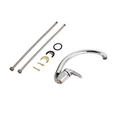 China Thermostatic Faucets New Arrive Aluminum Simple Modern Handle Mixer Hot Water Clod Body Kitchen Faucet for sale