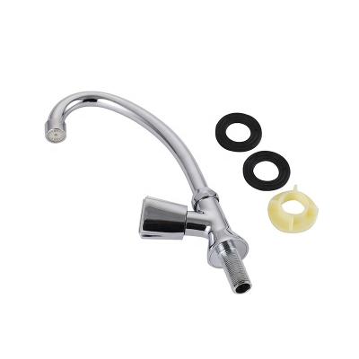 China Other ITALOMIX Wholesale Custom Deck Mounted Single Hole Faucet Zinc Cold Handle Kitchen Faucet for sale