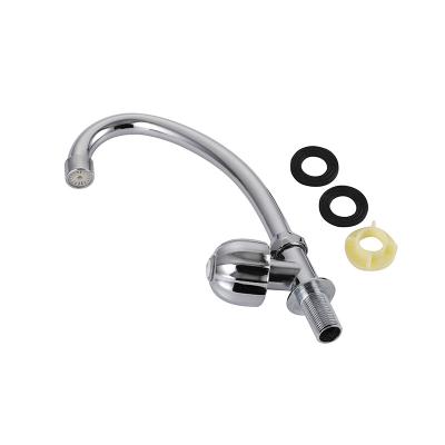 China Other ITALOMIX Cheap Price Deck Mounted Single Handle Zinc Only Cold Water Mixer Sink Kitchen Faucet for sale