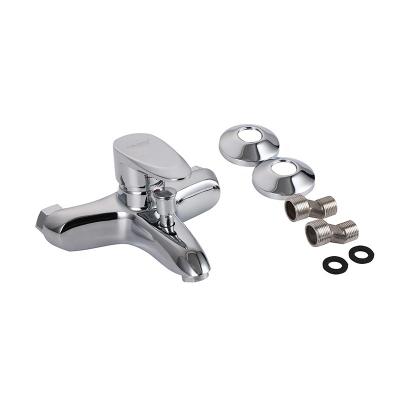 China Without Slide Bar ITALOMIX New Arrive Hot Single Handle 2 Holes Cold Water Mixer Shower And Bath Faucet for sale