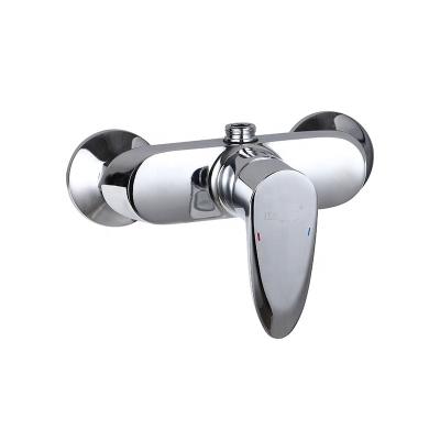 China Without Slide Bar ITALOMIX Cheap Price Simple Style Zinc Hot Cold Water Single Handle Wall Mounted Shower Mixer for sale