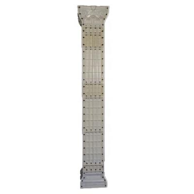 China Easy To Use Concrete Injection ABS Roman Column Mold Pillar Grooved Square Cement Column Molds And Roman Pillar For Sale for sale