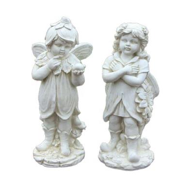 China Large Easy to Use Angel Statue Mold Concrete Greek Sculpture Mold for Garden Silicone Rubber and Fiberglass Angel Statue Molds Material for sale