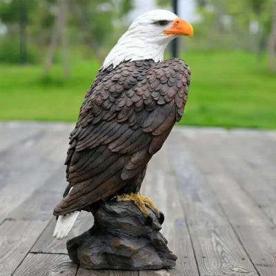 China Large Life Size Animal Carving Molds Eagle Animals Silicone Sculpture Molds Easy To Use Garden Decoration Fiberglass Cement Molds for sale