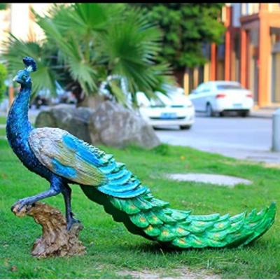 China Easy to Use Large Animal Peacock Sculpture Mold Fiberglass Peacock Silicone Molds Concrete Statues Mold Sculpture Rubber Mold For Sale for sale