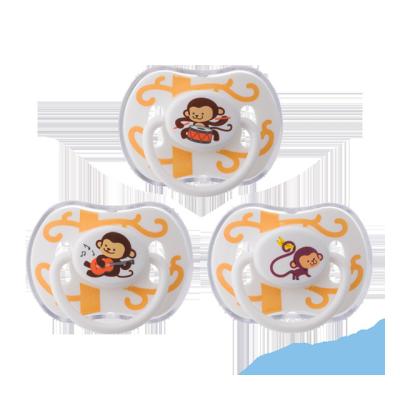 China Silicon cartoon baby silicone soother- orthodontic shape (D207-D208) for sale