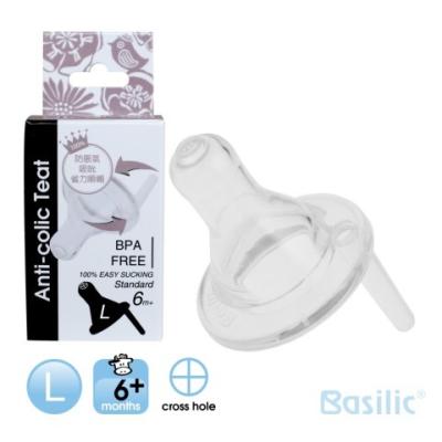 China Size L, High Quality Anti-Colic Baby Silicon Teat for sale