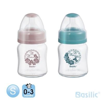 China 120ml BPA free, glass baby bottle for sale