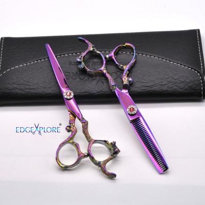 China Professional Thinning Scissors Hairdressing Scissors Set Haicut Scissors Packaging for sale