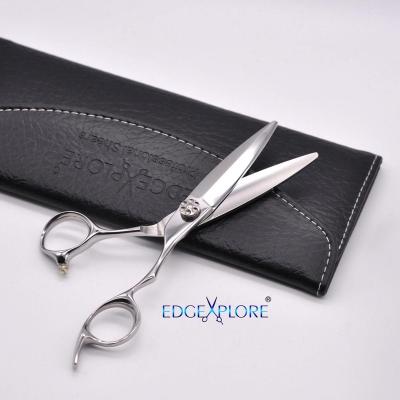 China Right Handed Professional Barber Cutting Hair Thinning Scissors Hairdressing Scissors 440c Stainless Steel for sale