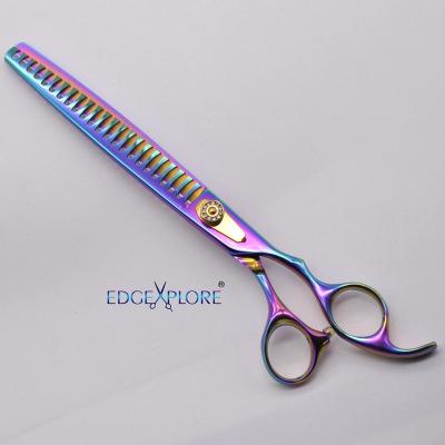 China Stocked 2020 Gold Professional Pet Scissors Pursue Grooming Scissors CONVEX PET SHEARS for sale