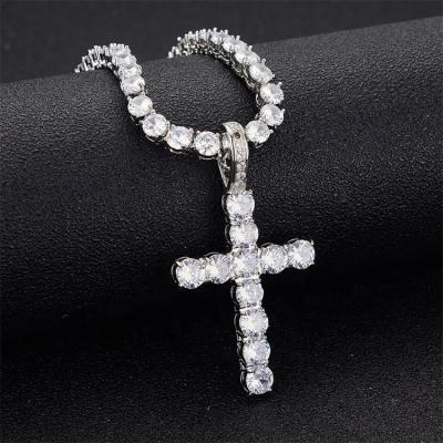 China Fashionable Type Cruciform Necklace Chain Jewelry Stainless Steel Cuban Chain Product Hip Hop Cuban Necklace for sale