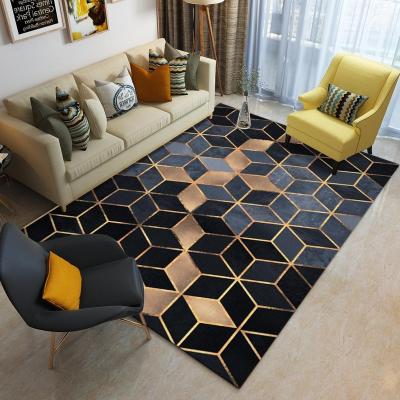 China 2020 Modern Blankets Washable Wholesale Custom Blankets 3d Printed Carpet Living Room for sale