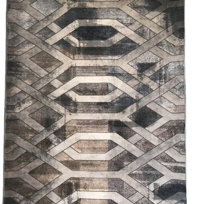 China Luxury Modern Area Rug Black And White Cotton Linen Blanket Washable Flooring Rug Area Rug for sale