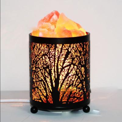 China Bulb Heater Crystal Himalayan Salt Lamp Cubes Candle Wax Warmer Burner Melt Fragrance Heater Incense Oil Heater for sale