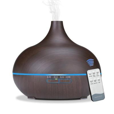 China Remote Diffuser 300ml Ultrasonic Ultrasonic Aroma Humidifiers Wood Grain Aromatherapy Diffuser Diffuser for sale