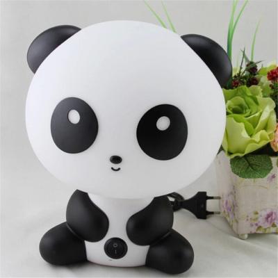 China Cute Colorful Panda Shape Silicone Lamp Baby Sleep Ignition Touch Night Light Mini Night Light Children Cartoon Cute For Children for sale