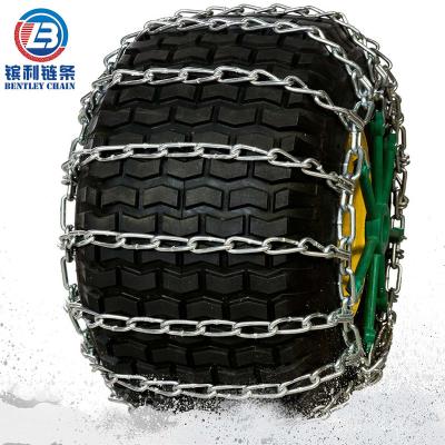 China Garden Tractor Snow Blower Pneumatic Tire Chain HARDENED STEEL Heavy Duty Galvanized Anti-Skid Snow Chains 1303HD Fit For Tire Size 22 10 8 for sale