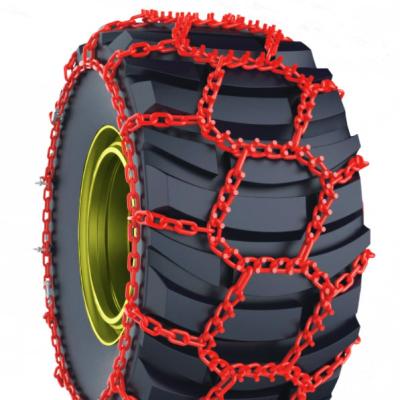 China Skid Resistance Alloy Net NSG Tractor Studded Tractor Chain With Super Hard Stud Tips for sale