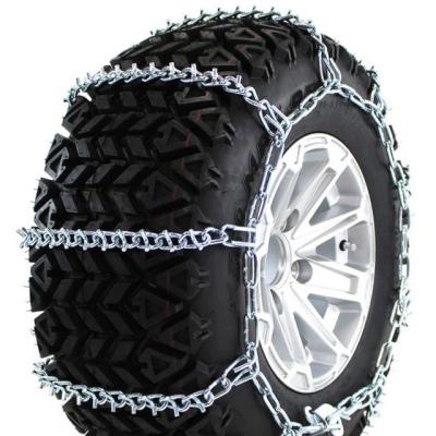 China HARDENED STEEL V-bar Ladder Style ATV Chain Tire Chain with Ice-breaking for sale