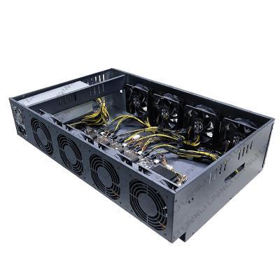 China With Built-in Silent Fan 70mm Pitch Fan Barebones Multi-Graphics Server Case Server Chassis for sale