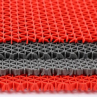 China PVC Anti Slip Washable Floor Mat Outdoor Swimming Pool Mats for sale