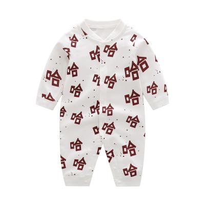 China 2021 AustinBella Boutique Organic Baby Boy Clothing New Arrival 100% Cotton Baby Clothes Baby Romper Spring Romper for sale