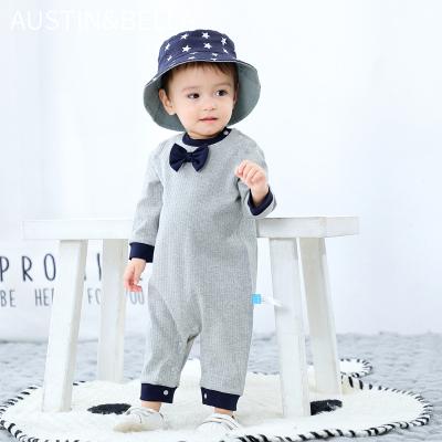 China 95%cotton 5%spandex AustinBella boutique baby jumpsuit grow 0-3 months 3-6m 6-9m 9-12m baby boy clothes 100% cotton rompers in wholesale for sale