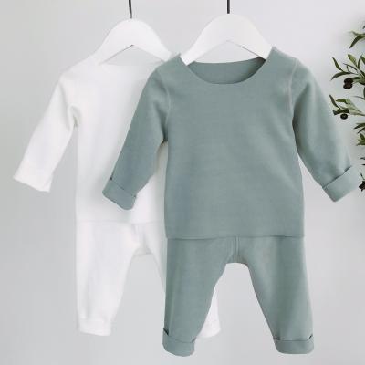 China Fashion AustinBella/Wholesale Fall Winter Boutique Baby Clothing Sets Infant Boy Toddler Clothes Sets Pajamas Custom Design High Quality for sale