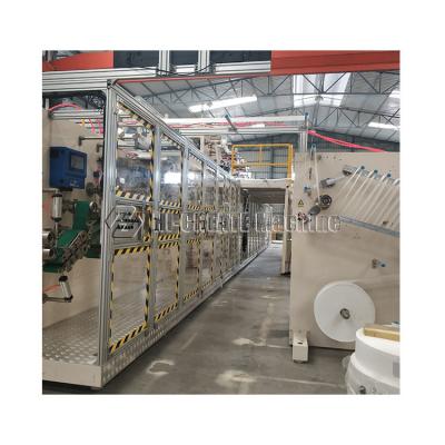 China Used Baby Diaper Machine Used Economic Cheap Baby Diaper Production Making Machine for sale