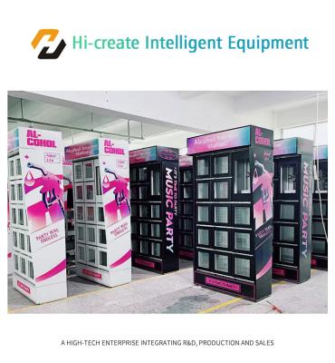 China Refrigerated Bloobox Automated Pizza Vending Machine For Supermarket for sale