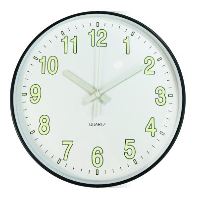 China Radio 12 Inch Modern Fashion Clock Minimalist Plastic Cheap Silent Wall Clocks for sale