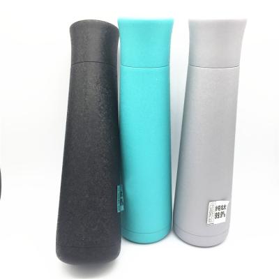 China Sublimation Green Titanium Stainless Steel Thermos Viable Cola Shape Thermal Bottle for sale