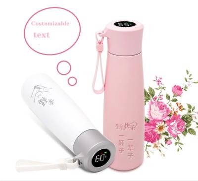 China USB LED Tea Infuser Thermos Water Bottle Stainless Steel Viable Refillable Vacuum Flasks & Upright Thermoses Mug 12-24 Hours OEM/ODM for sale