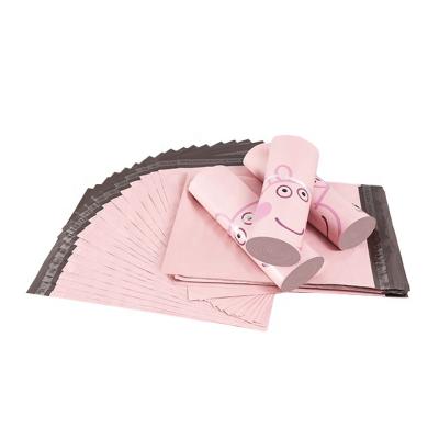 China Factory Price Guangzhou Mailing Bag Pink Strong Adhesive Poly Mailing Envelope Bags Supplier And Shipping Packing for sale