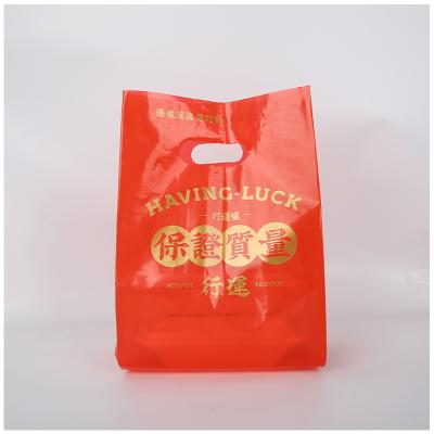 China Manufacturer Custom Take Away Food Packaging Moisture Proof Bag Baking Plastic Bag For Restaurant for sale