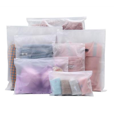 China ODM Moisture Proof Printing Plastic Clear T-shirt Clothes Packing Poly Zipper Bag For Clothing for sale