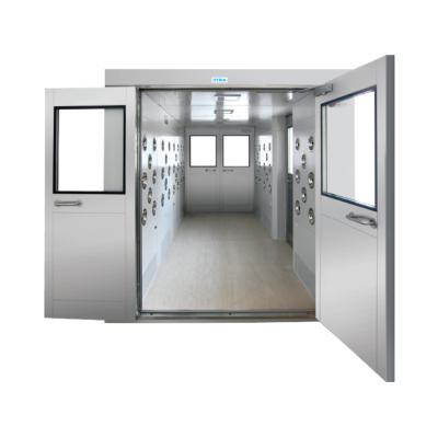 China Factory air shower cabin professional hotels air shower cleanroom personal sliding door air shower for sale