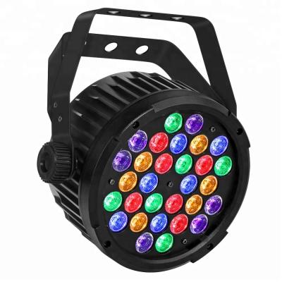 China DJ Party Light 30x3W RGBAUV Flat Color Stage Light DJ LED Par Mixing Light for sale