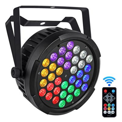 China Indoor DJ Equipment 36x1W RGBWAUV Mixed Color LED Par Light For Stage Party Wedding KTV Nightclub for sale