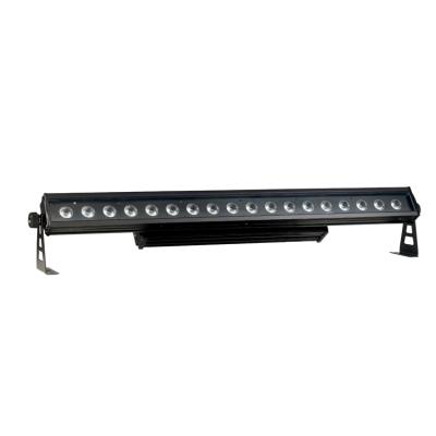 China 18x12W RGBWA Color UV Linear Bar Hex 6in1 IP65 LED Outdoor Wall Wash Light for sale