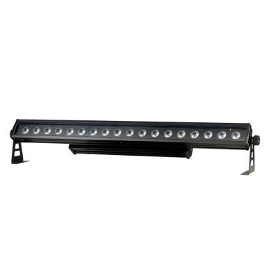 China 5in1 Decorative Color 18x12W RGBWA 5in1 DJ Booth Pixel IP65 Control 1M LED Linear Wall Washer for sale