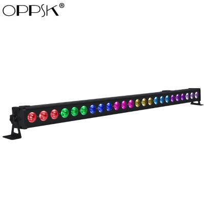 China 24x3W RGB 3in1 DJ Light Bar Indoor Tricolor Indoor Aluminum Housing DMX LED Wall Washer Light For Wedding Up Lighting for sale