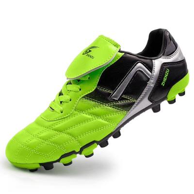 China Customized wholesale cheap newest china fashionable comfortable fashionable pu men outdoor sport soccer football upper shoes for sale