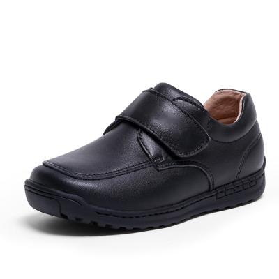 China Comfortable Breathable Flat Leather School Shoes For Kids for sale