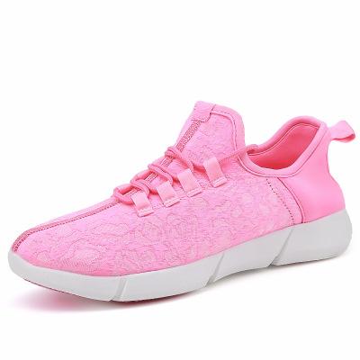 China USB Rechargeable Usb Flash Led Shoes Lights Sneakers That Light Up for sale