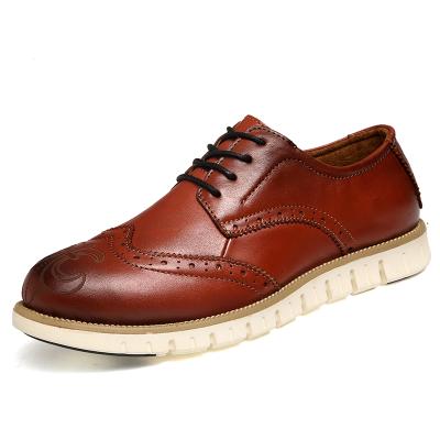 China New Comfortable Made In China Fashion Comfortable Tops Men's Stylish Leather Casual Shoes for sale